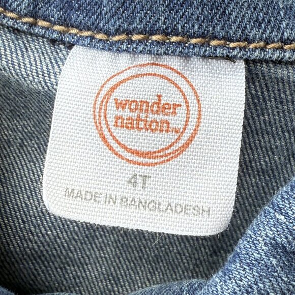 Girls' Peplum Denim Jacket – Disney's "Frozen" Embroidered (4T) - Picture 5 of 6